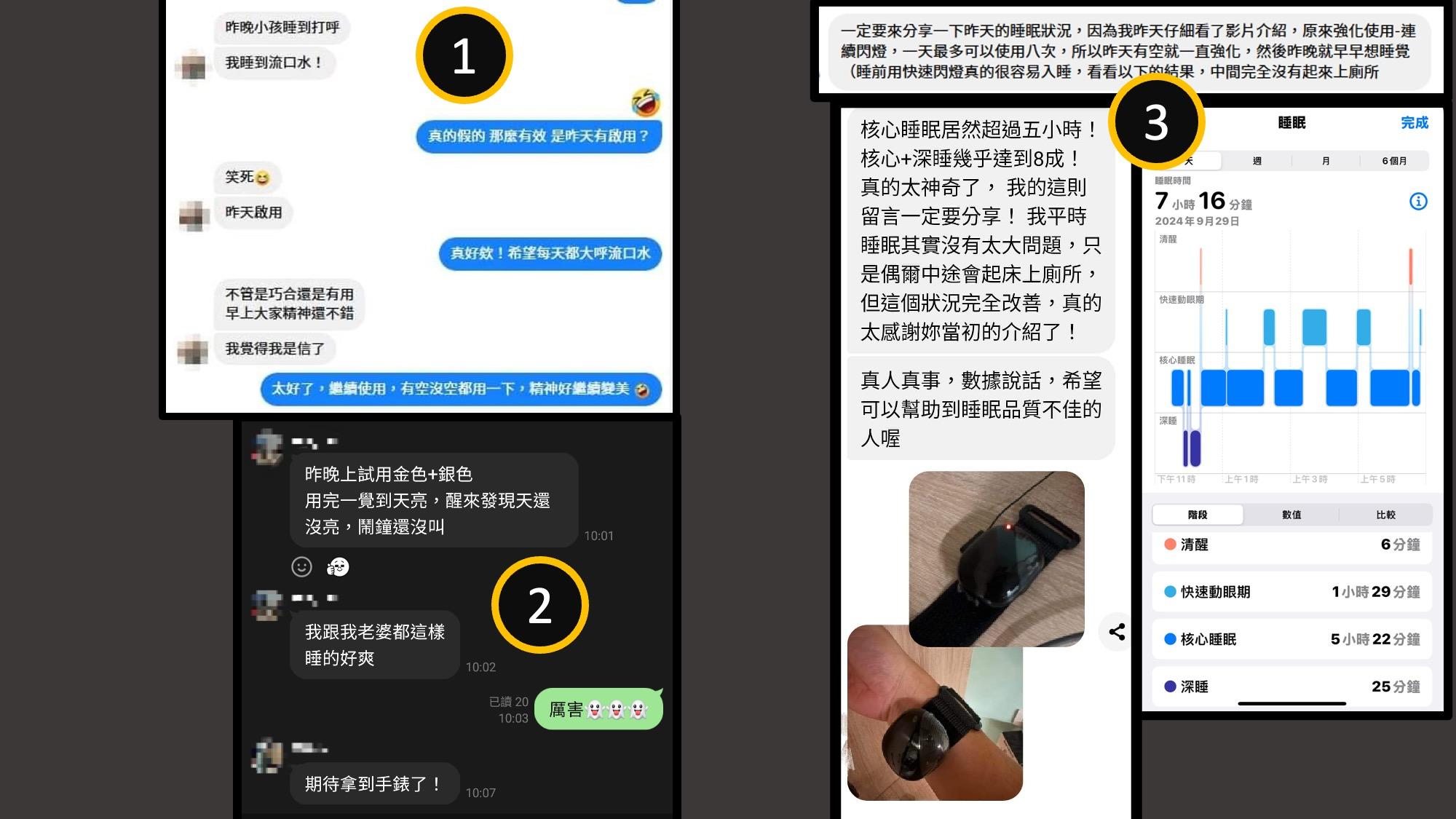 靜脈雷射手錶 使身體進入深度睡眠 修復狀態